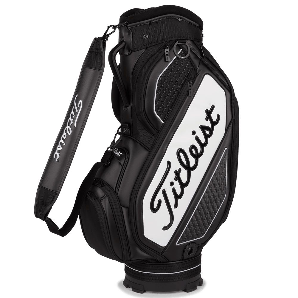 Titleist Tour Series Midsize Golf Cart Bag - Black/White