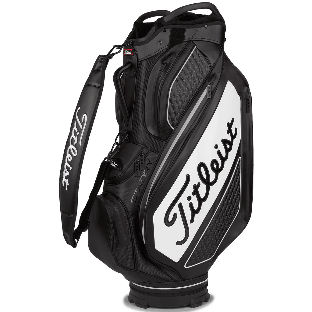 Titleist Tour Series Premium Stadry Golf Cart Bag - Black/White