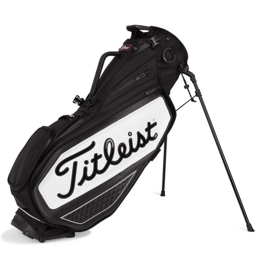 Titleist Tour Series Premium Golf Stand Bag - Black/White