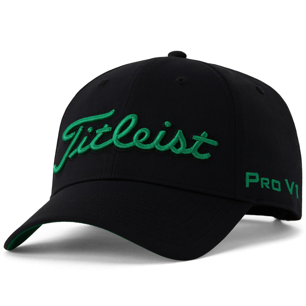 Titleist Tour Performance Green Out Golf Hat - Black/Green