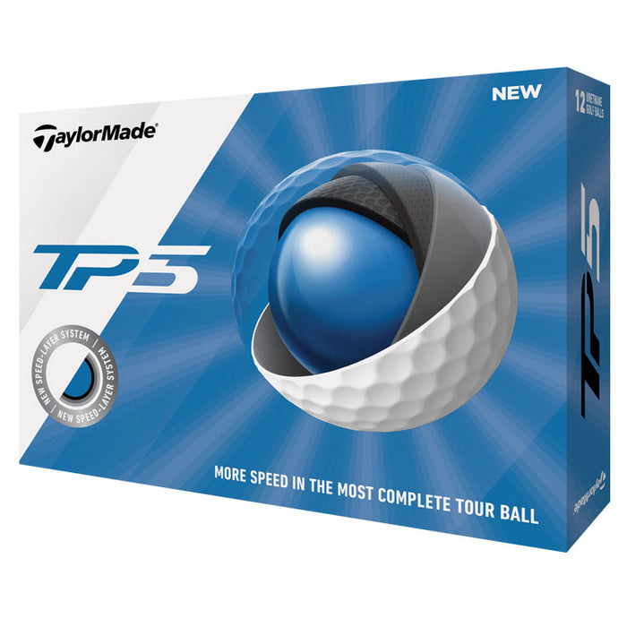 Taylormade TP5/x Golf Balls - White - 2-Ball Packs