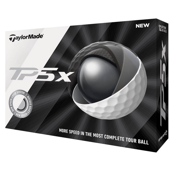 Taylormade TP5/x Golf Balls - White - 2-Ball Packs