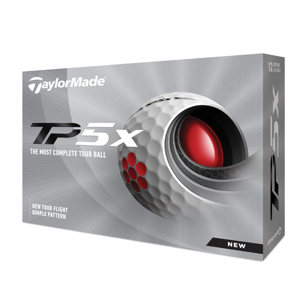 Taylormade TP5x Golf Balls - White