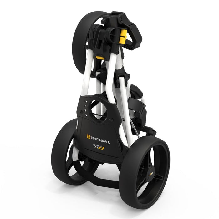 Powakaddy Twinline 5 Golf Push Trolley - Polar White