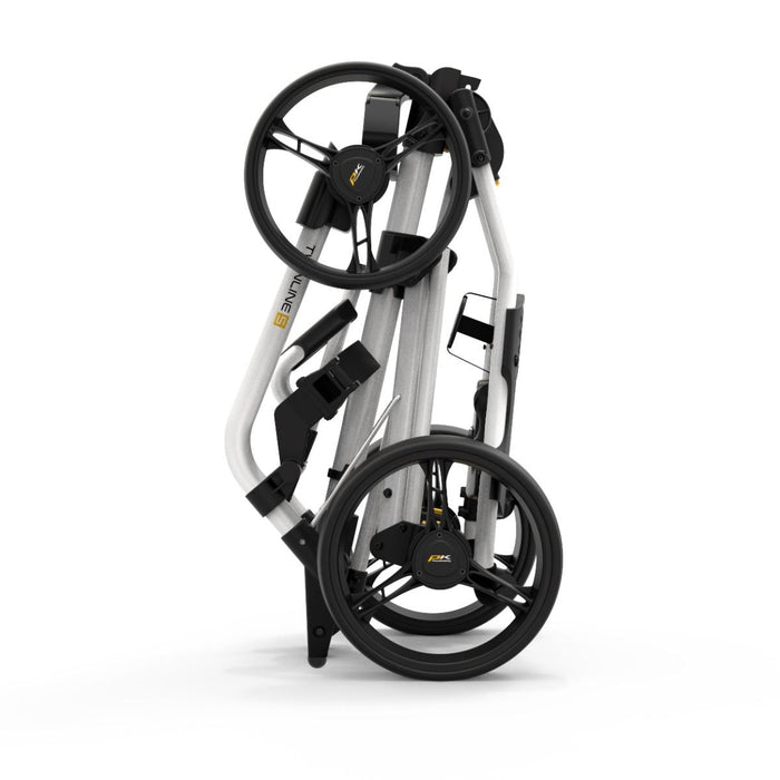 Powakaddy Twinline 5 Golf Push Trolley - Polar White