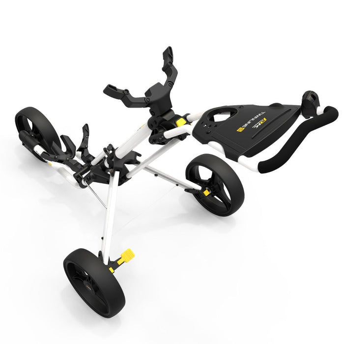 Powakaddy Twinline 5 Golf Push Trolley - Polar White