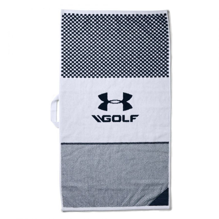 Under Armour Large Golf Towel - Academy / White