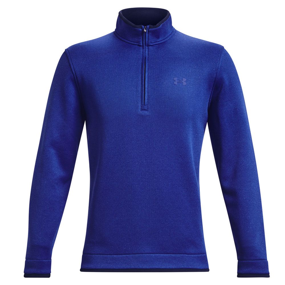 Under Armour Storm Sweater Fleece 1/2 Zip Golf Top - Royal Blue