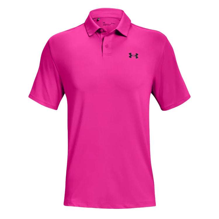 Under Armour T2G Golf Polo Shirt - Rebel Pink/Black