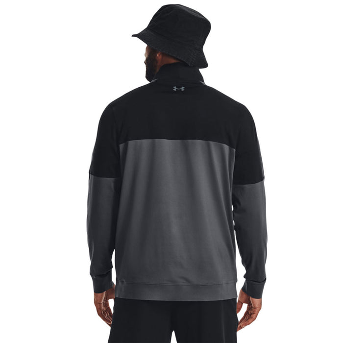 Under Armour Storm Midlayer HZ Golf Pullover  - Grey/Black