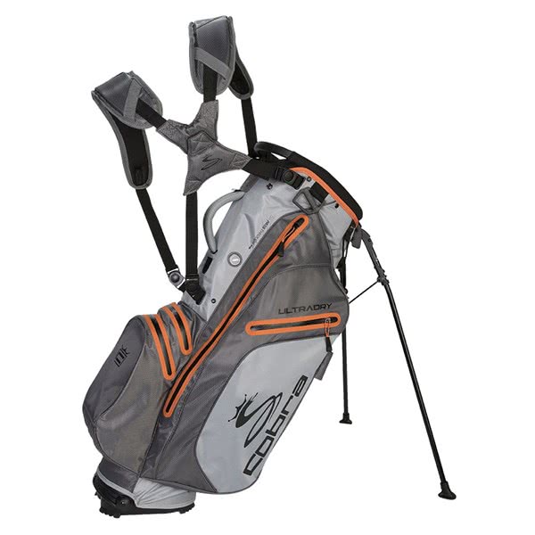 Cobra Ultradry Golf Stand Bag - Grey/Orange