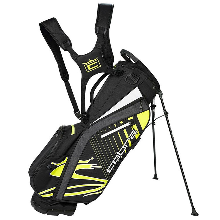 Cobra Ultralite Golf Stand Bag - Black/Turbo Yellow