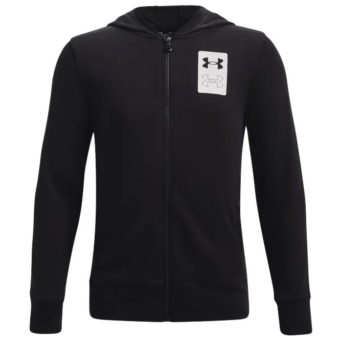 Under Armour Junior Rival Terry Full-Zip Hoodie - Black