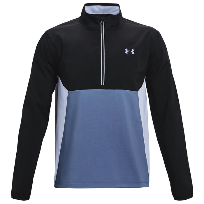 Under Armour Storm Windstrike Mens 1/2 Zip Golf Top - Blue/Black