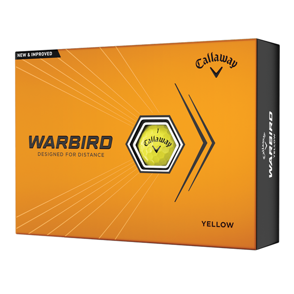 Callaway 2023 Warbird Golf Balls - Yellow