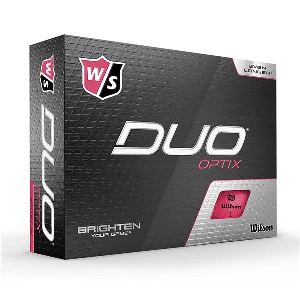 Wilson Duo Optix Golf Balls - Pink