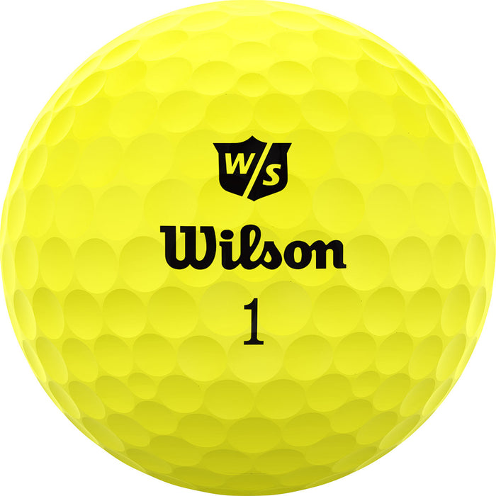 Wilson Duo Optix Golf Balls - Yellow