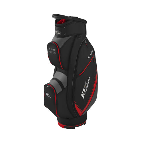 Powakaddy X-Lite Edition Golf Cart Bag - Black/Red/Titanium