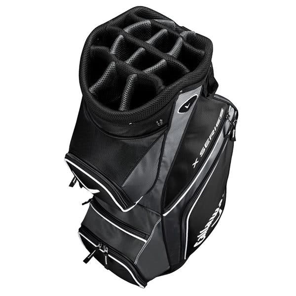 Callaway X Series Cart Golf Bag - Black/Titanium/White