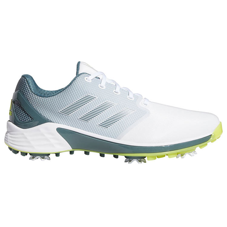 adidas ZG21 Golf Shoes - White/Yellow/Blue