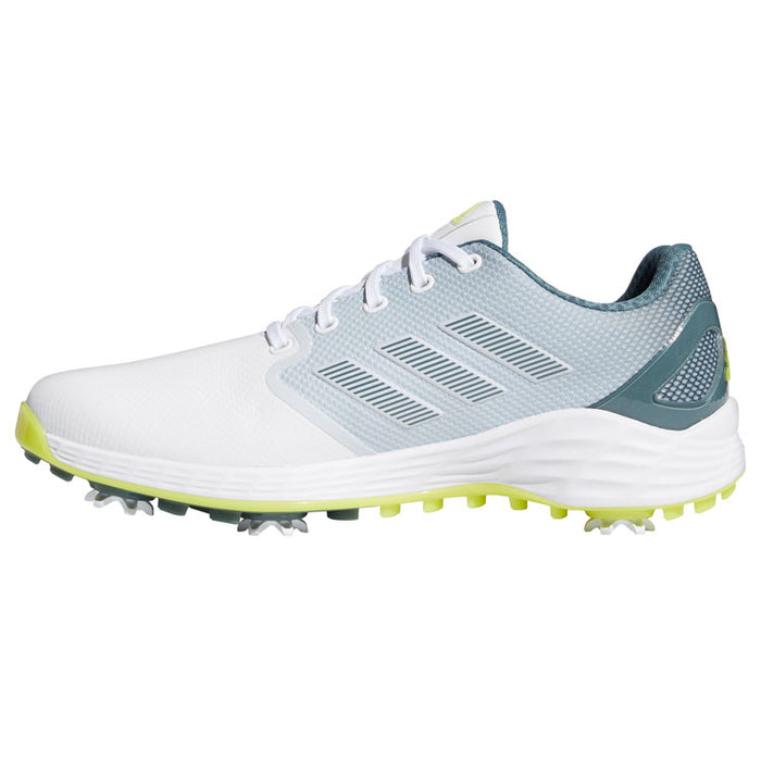 adidas ZG21 Golf Shoes - White/Yellow/Blue